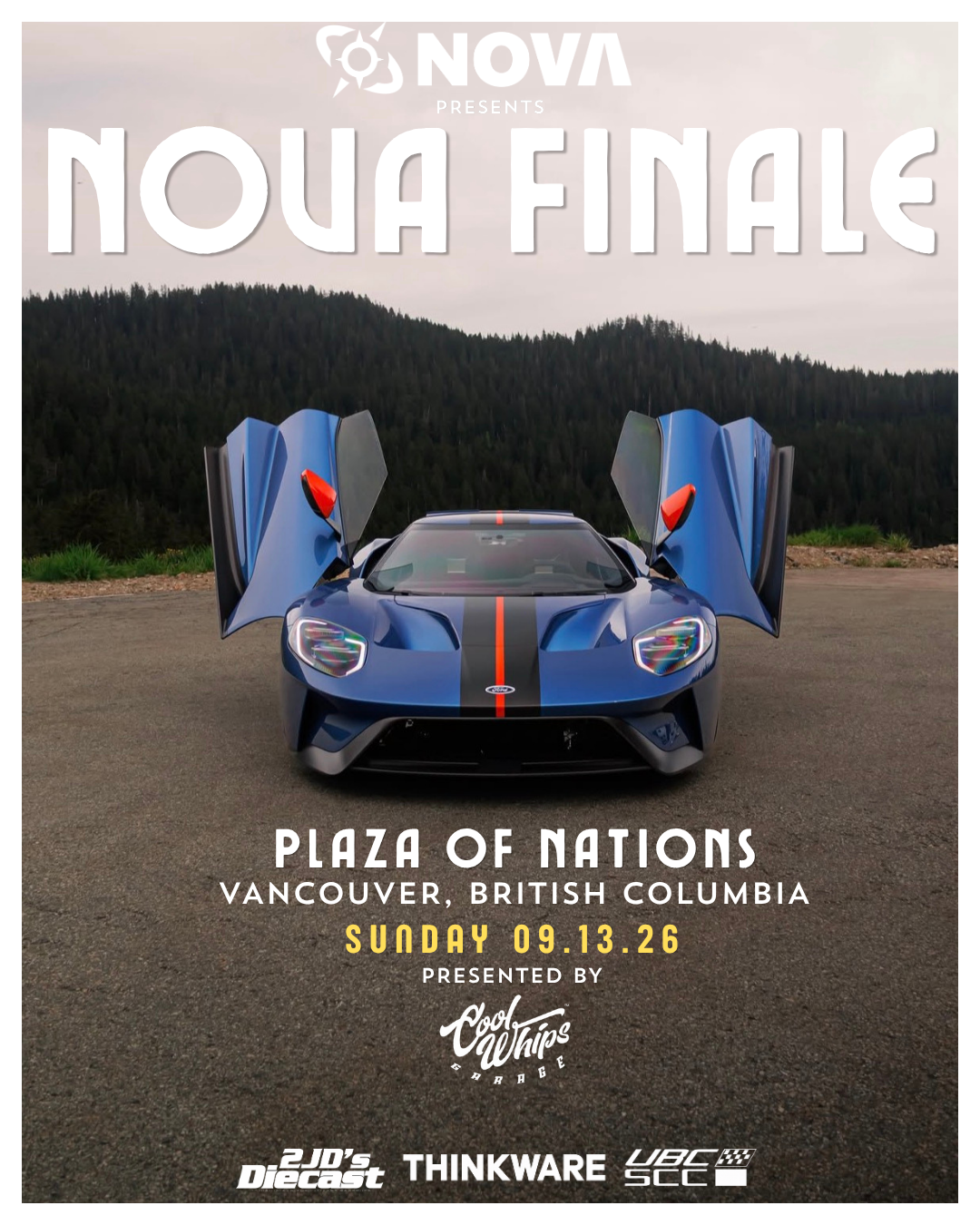 NOVA FINALE 01 illustrated event poster