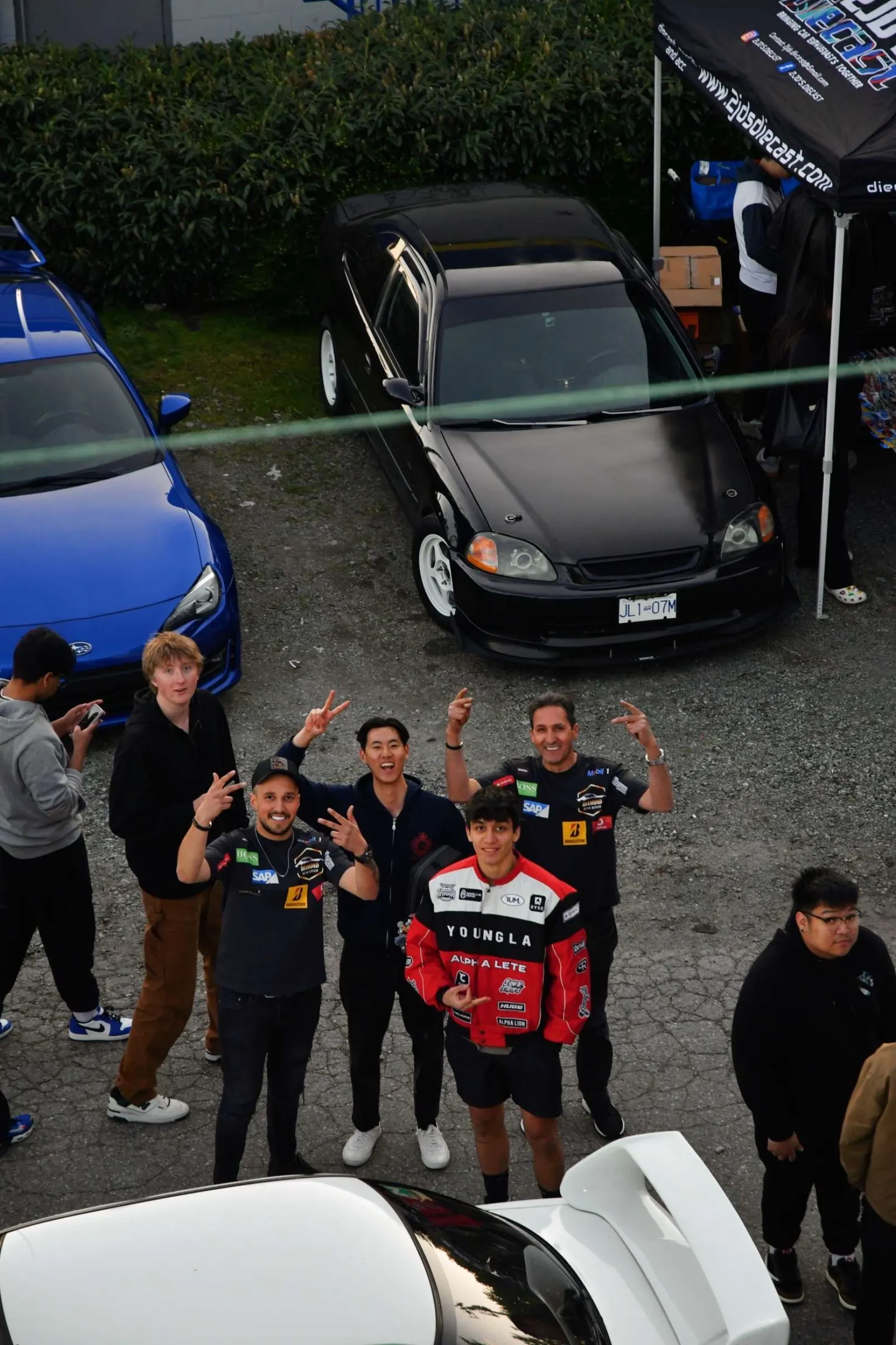 Nova North Shore community moment at a car event